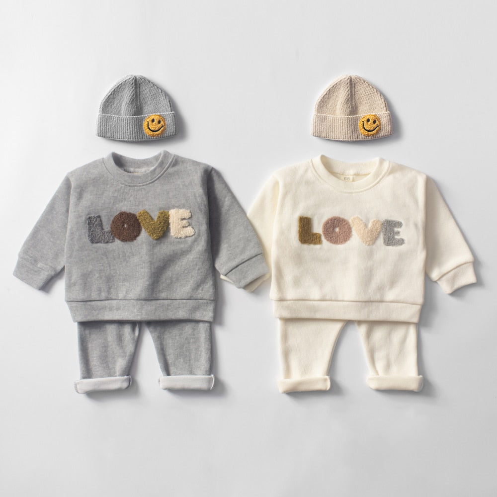 100% Cotton Baby Boy Outfits Spring Pullover - The Lovely Babies