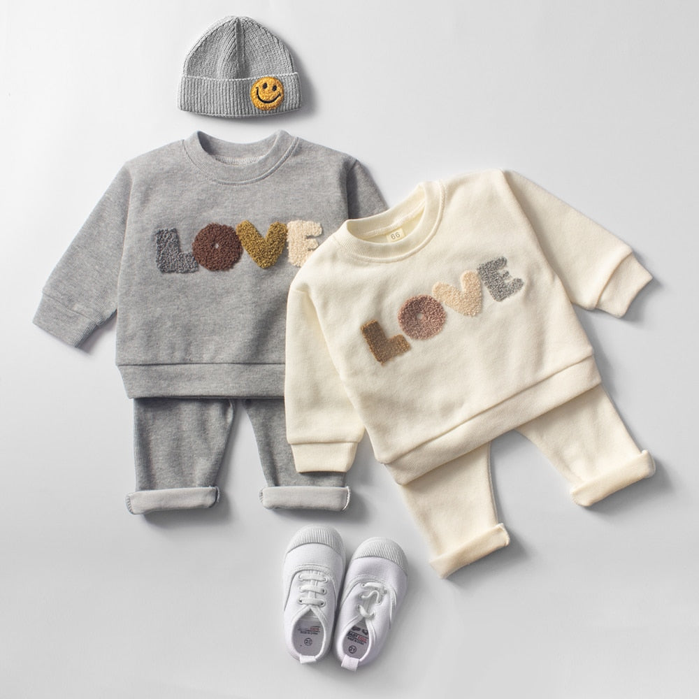 100% Cotton Baby Boy Outfits Spring Pullover - The Lovely Babies