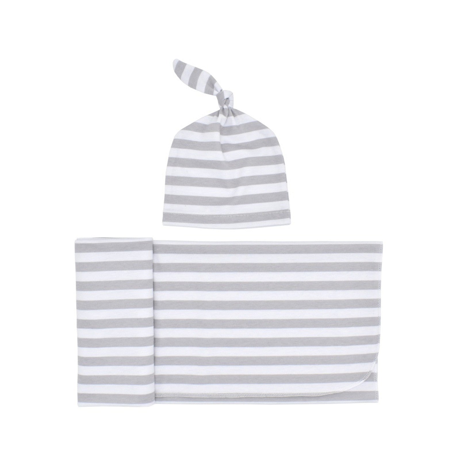 Soft Baby Swaddle Blankets Hat Set - The Lovely Babies