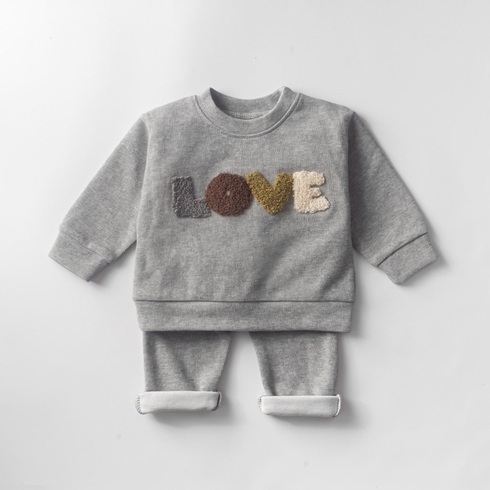 100% Cotton Baby Boy Outfits Spring Pullover - The Lovely Babies